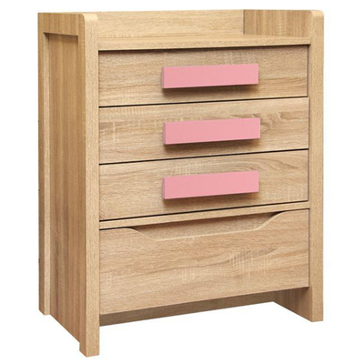Komodë Playroom, Sonama-Pink, 63×40×80 cm (HM10217.03), rozë
