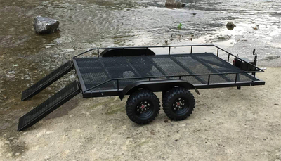 Rimorkjo RC Amewi Trailer 1:10 Crawler 22197, zinxhirë, LED, e zezë