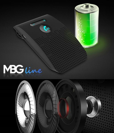 Handsfree për veturë Luxury Line SP09, Bluetooth 5.0, i zi