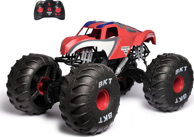 Kamion lodër me telekomandë Monster Jam Marvel Mega Spider-Man, 1:6, mbi 60 cm, i kuq blu