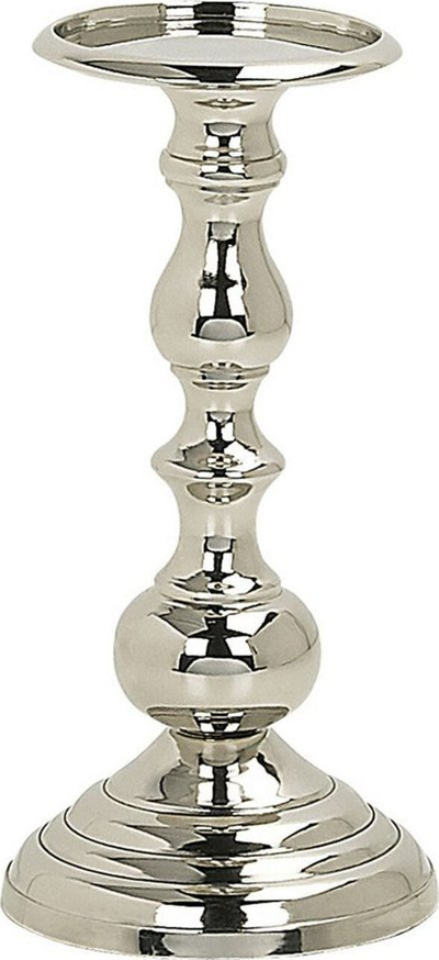 Mbajtëse qirinjsh BUSAT Metal, 24 cm, metal, argjend
