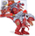 Lodër dinosauri robotik ZURU Robo Alive T-Rex 7132, interaktive, me lëvizje, e kuqe