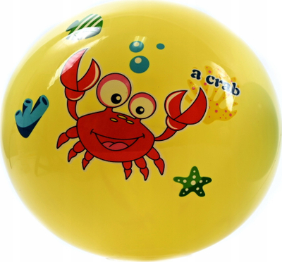 Топка од гума за деца Midex, 23 cm, шарена