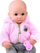 Kukull bebe ZA4283, 43cm, bark i butë, rozë