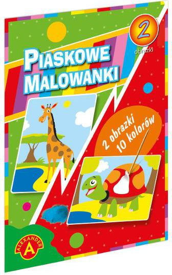 Set pikturimi me rërë Alexander Giraffe Turtle 1712, 8 ngjyra, mbi 6 vjeç, shumengjyrësh