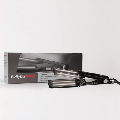 Ondulues flokësh Babyliss Pro BAB2369TTE, 3D ionization, trefish