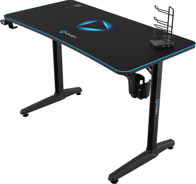 Tavolinë gaming ONEX GD1200H, 120 x 60 x 76.8 cm, me mouse pad, e zezë