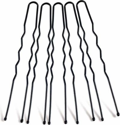 Шноли за коса Donegal Hairpin Updo, 7 cm, 50 парчиња, црни