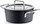 Tenkë alumini Fissler Adamant, 18 cm, veshje jo ngjitëse, gri e errët