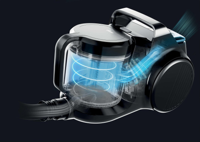 Fshesë me korrent Hoover HP2 Home, 850W, pa qese, e zezë