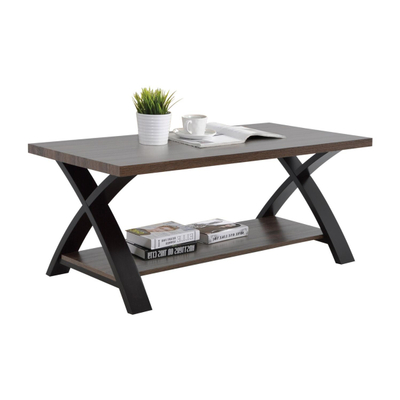 Tavolinë për kafe Zaki arre/vaj 110×55×45 cm (HM8105)
