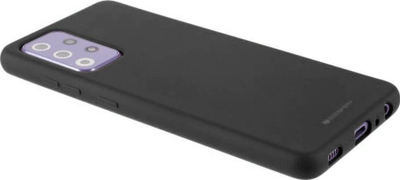 Futrollë Goospery për Samsung Galaxy A72 4G 5G, soft jelly, e zezë