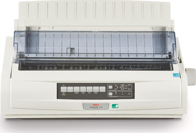 Printer matriks OKI ML5591eco, 24 pin, 360 x 360 DPI, gri