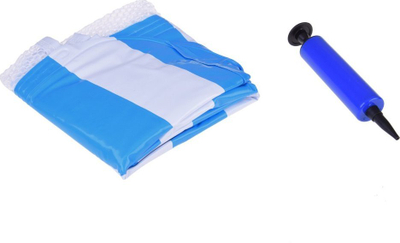 Karrige hamak pishine SP0767, e fryrë, 110 x 90 cm, blu e bardhë