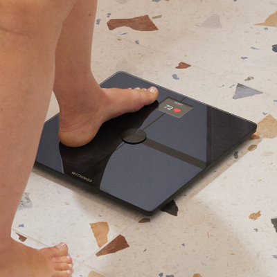 Peshore inteligjente Withings Body Smart, Wi‑Fi Bluetooth, analizë trupi, ngjyrë e zezë