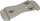 Плочка за монтирање Zebra BRKT-MM0036W-00, за бази STB FLB, со амортизирање на вибрации, сива