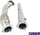 Downpipe TurboWorks AUDI VW 1.8T FWD, çelik inox, DECAT