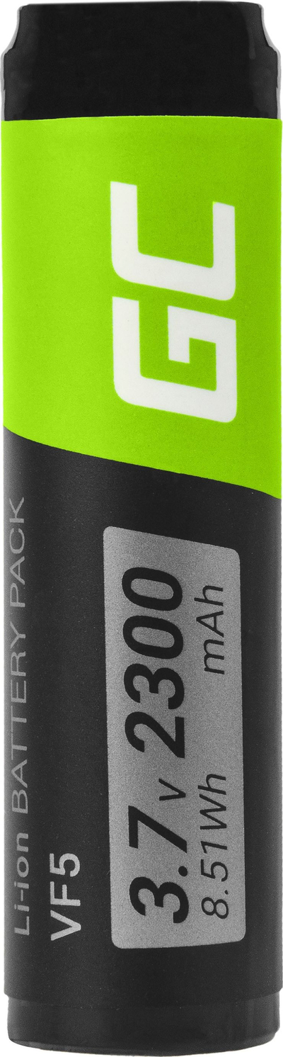 <![CDATA[      Bateri GPS Green Cell VF5, Li-ion 3.7V, 2300mAh, e zezë me jeshile    ]]>
