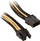 Adapter energjie SilverStone SST-PP07-PCIBG, PCIe 8-pin në 8-pin, 0.25m, i zi me të artë