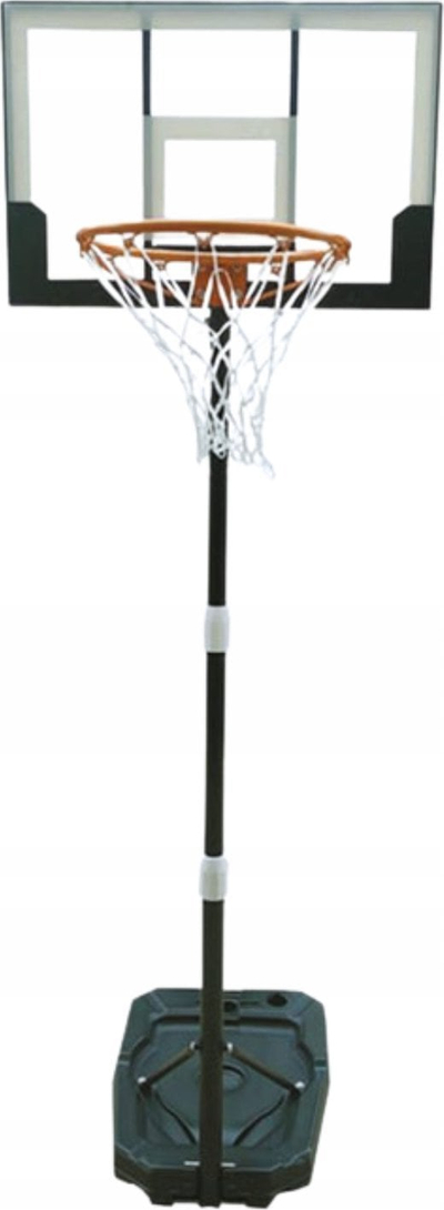 Set basketbolli Spartan 220 cm, për kalamajt, me lartësi që e rregullon, i zi