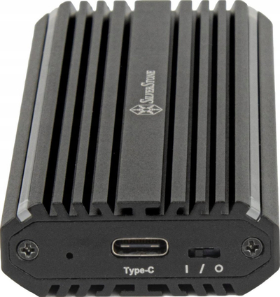 Kuti e jashtme SSD M.2 SilverStone SST-MS13, USB 3.2 Gen 2, Type-C, e zezë