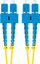 Kabllo patch optike Lanberg, SM SC/UPC në SC/UPC, duplex 2m, LSZH, e verdhë