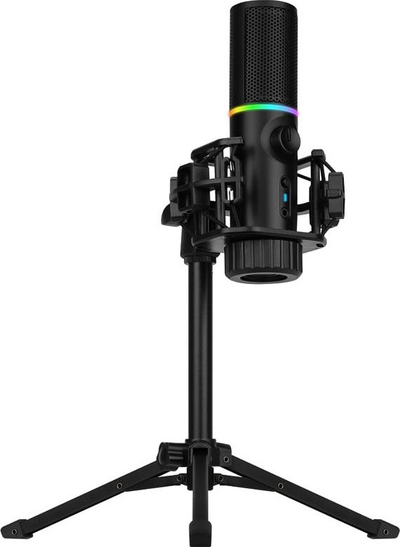Mikrofon Streamplify MIC RGB, kondensator kardioid, USB, i zi