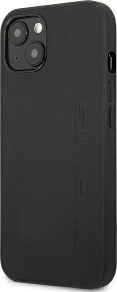 Futrollë telefoni Mercedes AMG Petronas F1 Team për iPhone 14 Plus 6.7", lëkurë, hardcase, e zezë