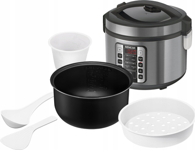 Tenxhere orizi Sencor SRM 3151BK, 2.8L, 1000W, inox, e zezë