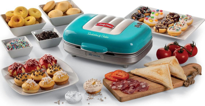 Toaster Ariete 1972/01 3 në 1, 700W, pllakë jo ngjitëse, blu