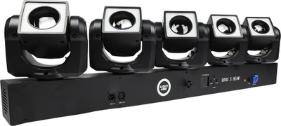 Reflektor skenik Light4Me BROS 5 BEAM, LED RGBW, me DMX, i zi