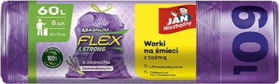 Кеси за ѓубре Jan Niezbędny Magnum, 60L, со лента, мирис на лаванда