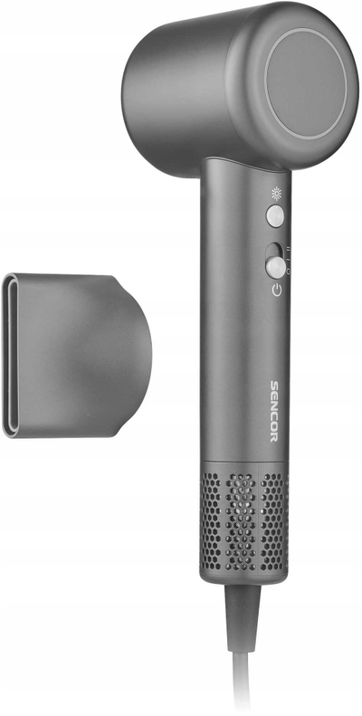 Фен за коса Sencor SHD 8510SL, мотор BLDC, брзо сушење, сиво сребрен