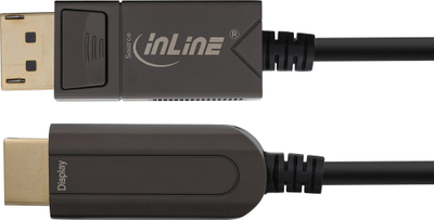 Kabllo HDMI InLine 17180B, 15m, e zezë