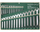 Set çelësash të kombinuar Rockforce 5149R, 27 copë, 6-32mm, jeshil