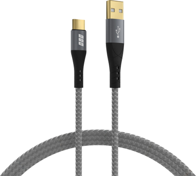 Kabllo USB EFB USB A në USB C, 0.5m, 60W 3A, gri