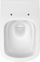 WC e varur Cersanit Metropolitan Rimless, CleanOn, e bardhë