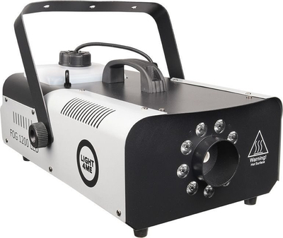 Makineri tymi Light4Me Fog 1200 LED, 1200W, rezervuar 2L, me telekomandë