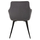 Kolltuk Latrell 55x57x84Hcm (HM8582.01), gri/ zezë