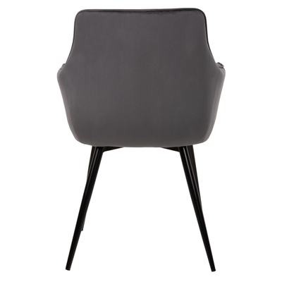 Kolltuk Latrell 55x57x84Hcm (HM8582.01), gri/ zezë