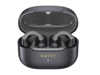 Kufje wireless Havit OWS910 TWS, Bluetooth 5.3, IPX4, të zeza