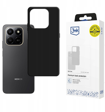 Mbrojtëse telefoni 3mk Matt Case Honor X7D, TPU e butë, përfundim mat, e zezë