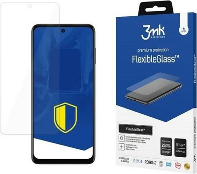 Mbrojtës ekrani 3MK FlexibleGlass për Motorola Moto G73 5G, xham hibrid i fortë, transparent