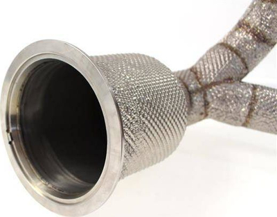 Downpipe TurboWorks për Audi S4 B9 S5 3.0 TFSI, inoks, me mbulesë termike