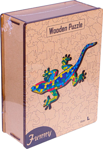 Puzzle druri Norimpex Funny, me figurë hardhuce, 183 copa, me plot ngjyra