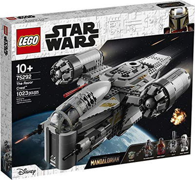 Set ndërtimi LEGO Star Wars The Razor Crest 75292, 1023 copa, për mosha 10+, gri