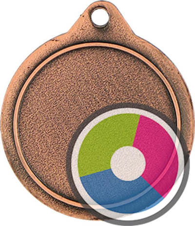 Medalje sportive Victoria Sport Luxor Jet, metal, bronx