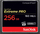 Kartë memorje SanDisk Extreme PRO Compact Flash, 256GB, deri 160MB/s, e zezë