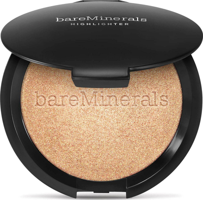 Highlighter pluhur BareMinerals Endless Glow, mineral, me shkëlqim natyral, me ngjyrë të artë