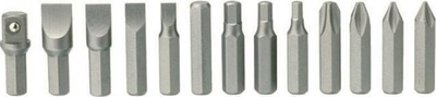 Set bitash goditës Teng Tools ID515BIT, 13 copë, me adaptor 3/8"